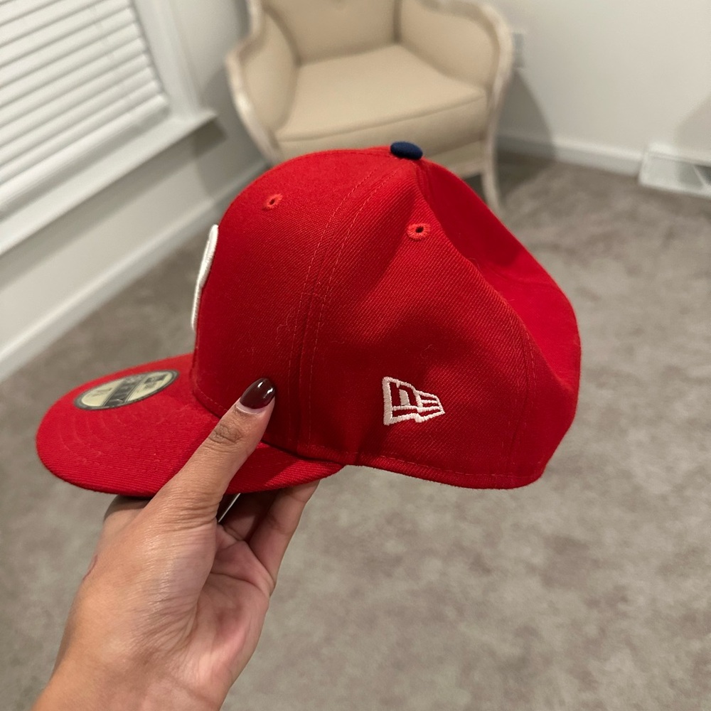 red philly hat 7 5/8 - Picture 7 of 8